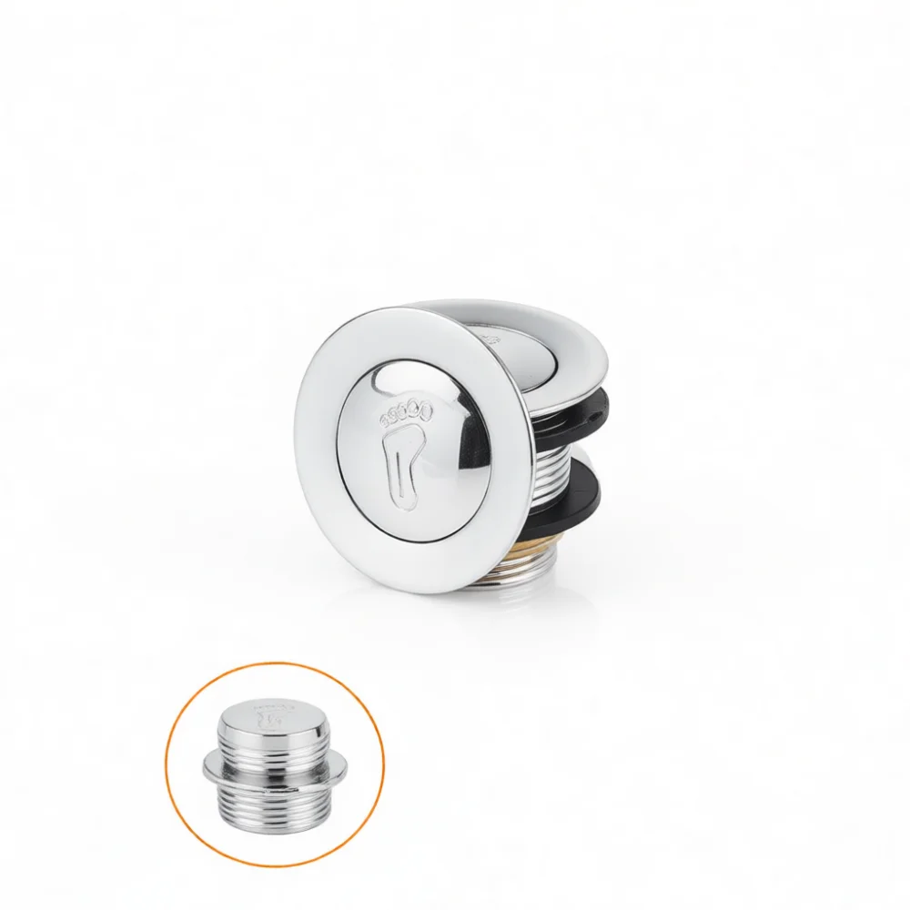 High Quality Bathtub Drain Plug Bounce Core Foot Press Basin Sewer Filter Bathroom Accessories Pipe Connector Durable