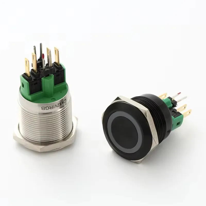 interruptor-de-botao-iluminado-rgb-de-3-led-aluminio-preto-de-22-mm-aco-inoxidavel-modelo-pm221f-11e-rgb-12v-s