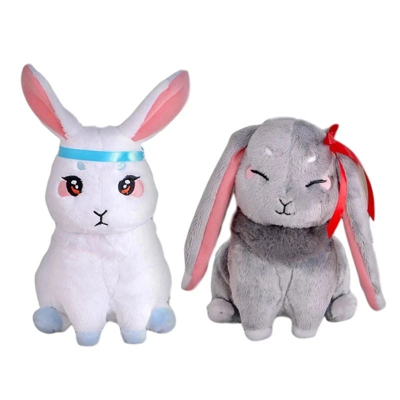 Mo Dao Zu Shi Plush Toy Peluche Kawaii Mo Dao Zu Shi Rabbit Stuffed Animal Wei Wu Xian Lan Wang Ji Pet Plush Toys Birthday Gifts