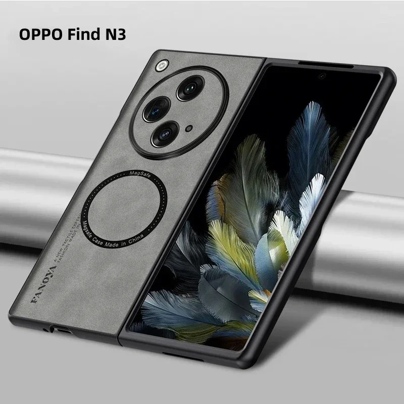 Кожаная овчина Mette для Oneplus открытая Магнитная Беспроводная поддержка Magsafe защита One Plus открытая крышка