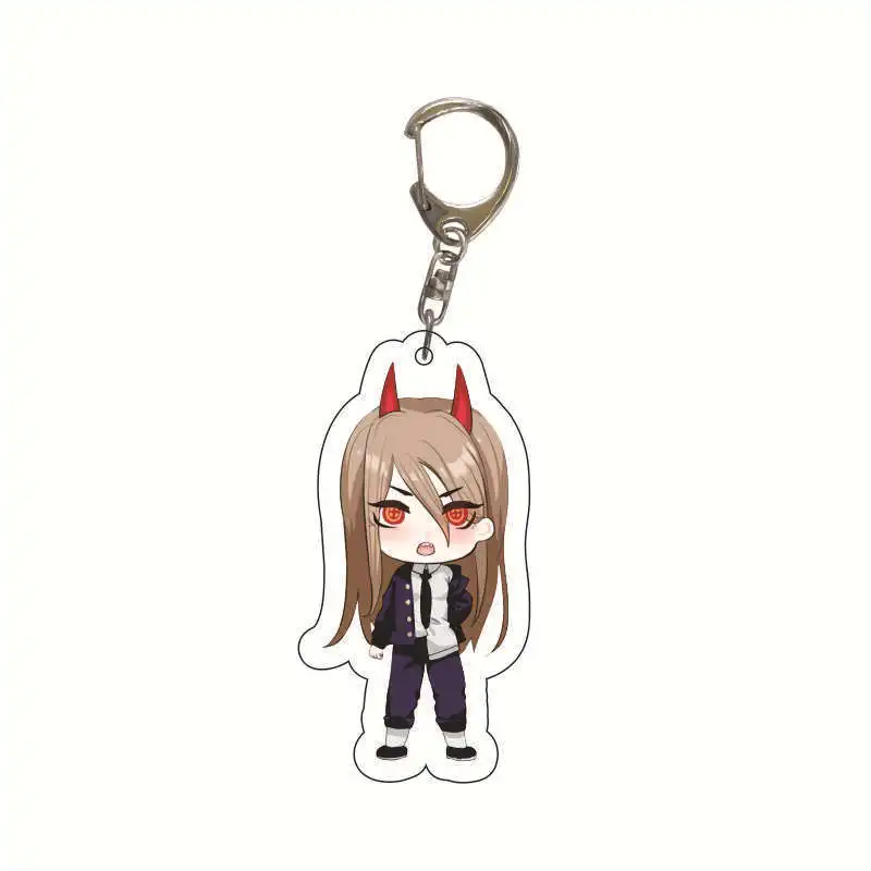 Anime Chainsaw Man Keychains Cartoon Cosplay Figure For Women Men Car Key Chain Ring Jewelry Bag Pendant Accessories Child Gifts