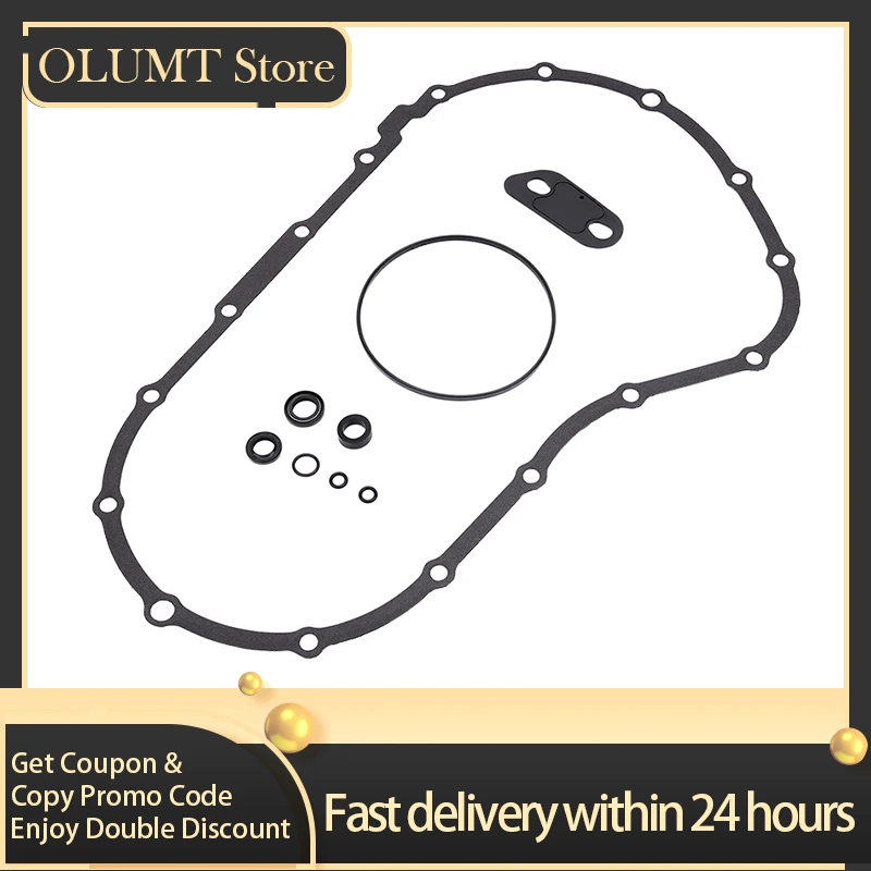

Motorcycle Engine Primary Cover Gasket Kit For Harley XL883 XL883L Sportster XL1200CX XL1200R Roadster XL1200N XL50 XL1200C