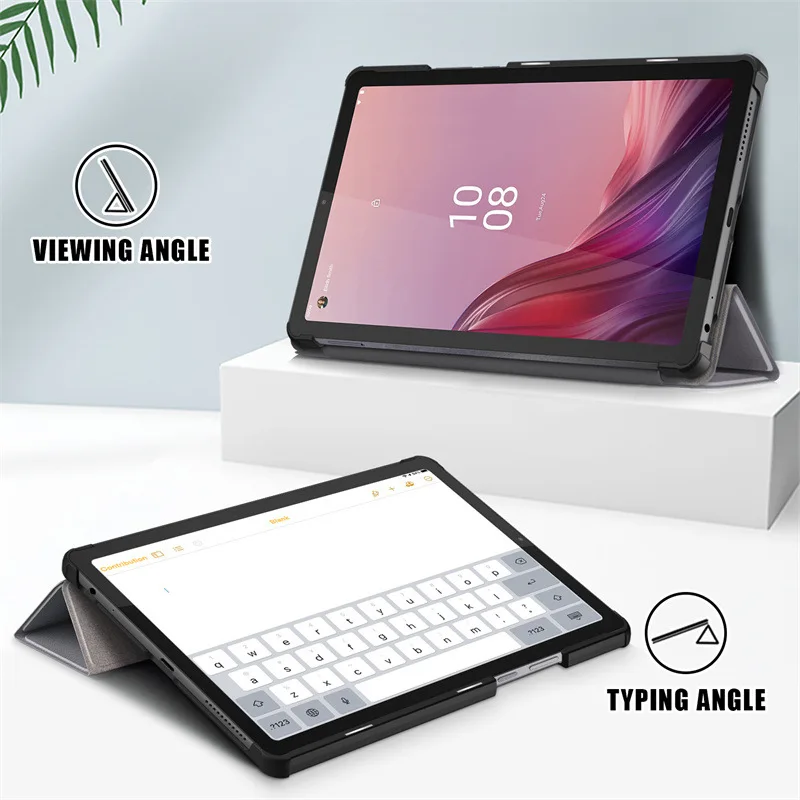 Dreifach faltbare Hülle für Lenovo Legion Y700 8,8 Zoll mit Auto-Wake-Sleep-Funktion, stoßfeste Kunstlederhülle für Gaming-Tablet. – Detail 2