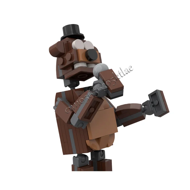 105 PCS Série de Personagens de Jogos Populares Gala Bear Golem MOC Personalizável Bloco de Construção Modular Criativo DIY Brinquedo de Festival para Meninos