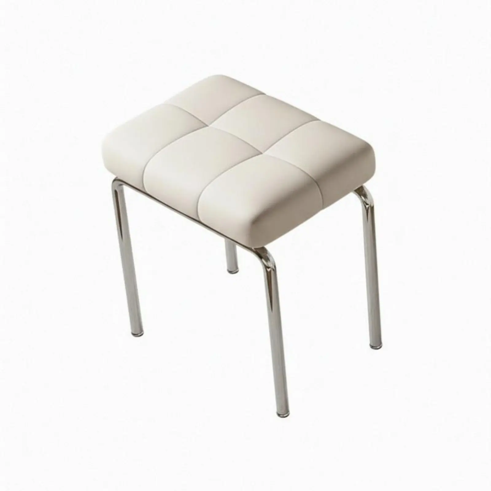 panca-imbottita-a-gambe-incrociate-seduta-da-toeletta-in-stile-francese-e-di-design-con-struttura-in-metallo-lucido-moderna-e-minimalista-per-donna-con-ampio-armadio