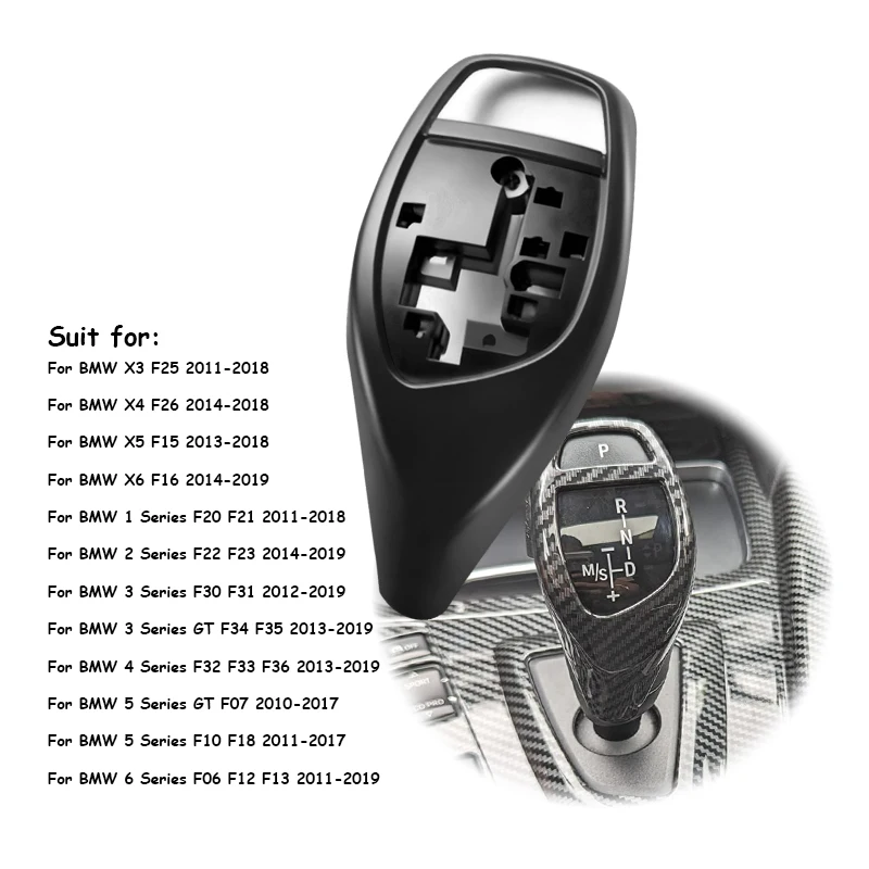 1 قطعة F18 مقبض ناقل حركة السيارة اكسسوارات غطاء لوح أزرار لسيارات BMW X3 F35 F36 GTF07 GTF34 مقبض في السيارة تعديل ملصق مائي #4