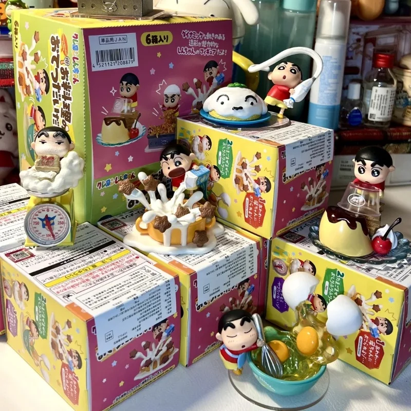 

In Stock Crayon Shin Chan In Stock Helps With Cooking, Miniature Scene Models, Figurines, Trendy Toys, And Collectibles