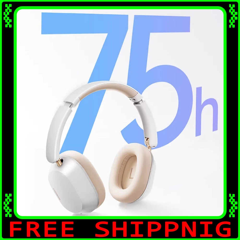 

UGREEN Max5c Беспроводные Bluetooth-наушники ANC 43 дБ с активным шумоподавлением Hi-Res LDAC 75H Пространственные аудионаушники Гарнитура