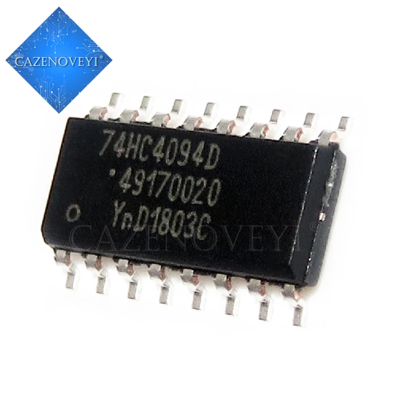 74HC4094D 74HC4094 SOP-16, Em estoque, 10pcs por lote