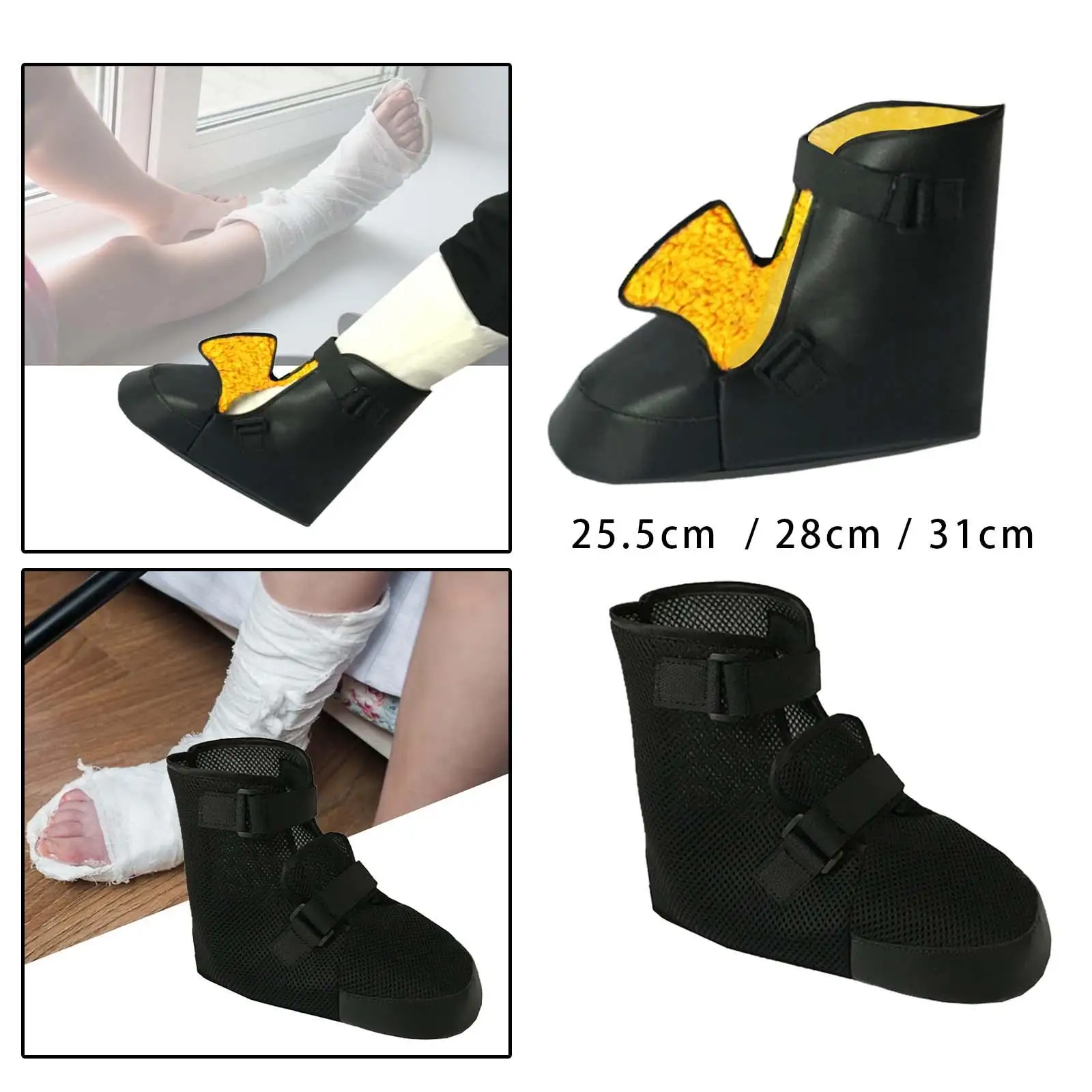 Post OP Shoe Foot Fracture Recovery Shoes Walking Boot for Men