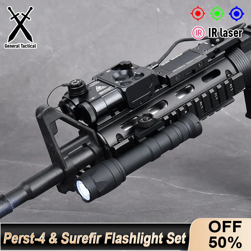 

Tactical Zentico Airsoft All Metal Perst-4 IR Light Strobe Indicator SF M300 M600 M300A M600C Brightness adjust Hunting Laser