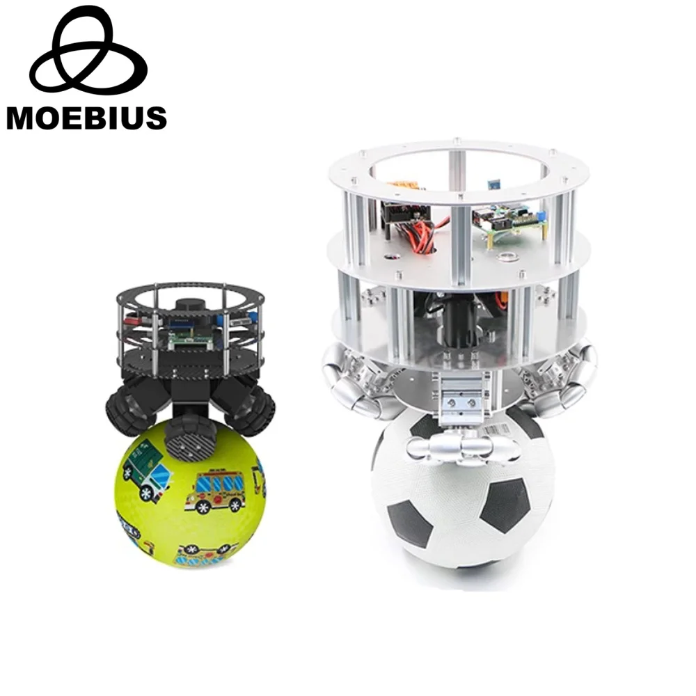 Ballbot STM32 Ball Balance Robot PID LQR App Parameter Adjustment And Wheel Group Module Open Source