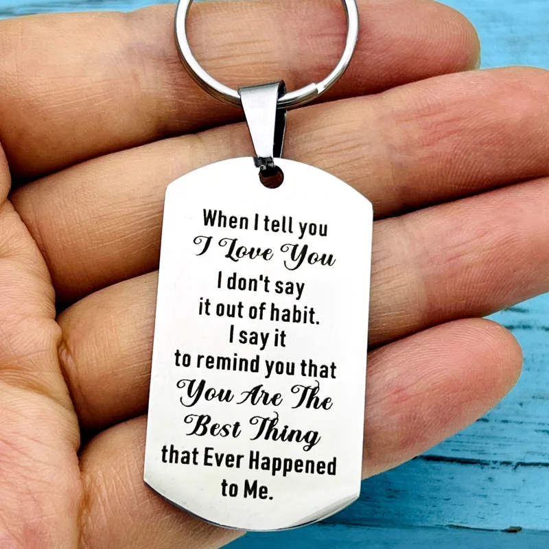 Small Naughty Anniversary Keychain, Funny Rude Birthday Valentine's Key Ring for Husband Boyfriend Him Fiance Men Gifts