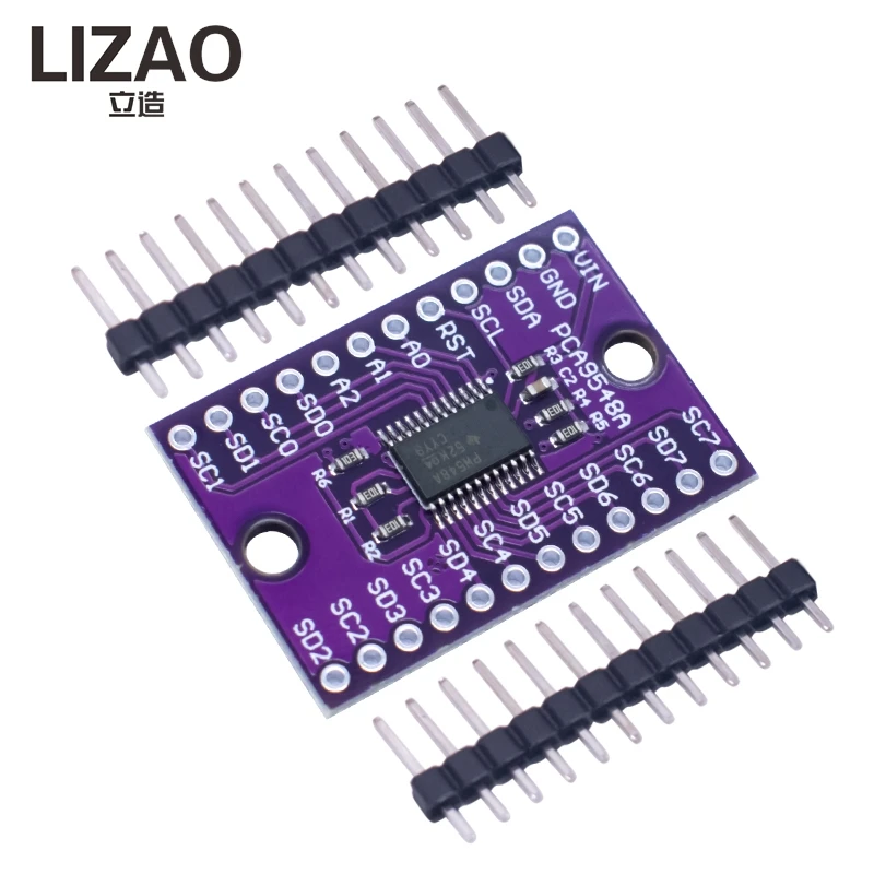 TCA9548A 8-Channel I2C Expansion Module, 1-to-8 Multiplexer Board for IIC Device Expansion