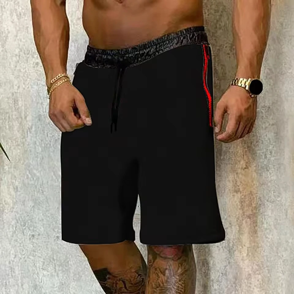 

Men'S Fashion Comfortable Sexy Swimsuit Summer Men'S Shorts Tethered Leisure Sports Running Training Fitness Short Hombre