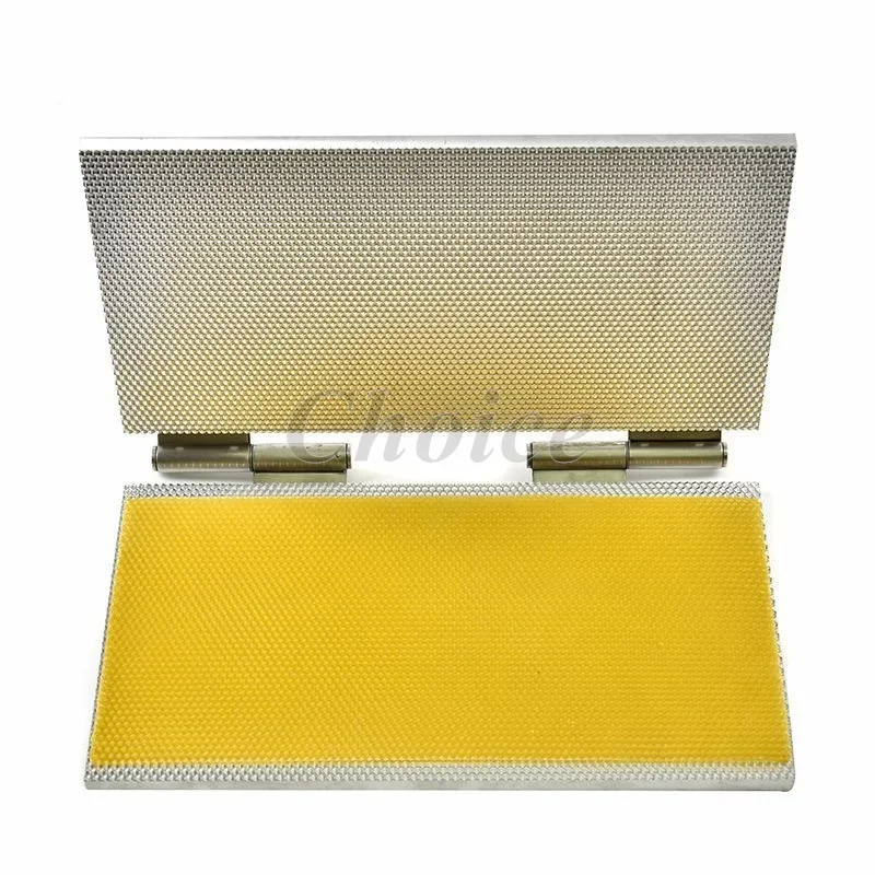 Hand-Operated Manual Beeswax Foundation Maker 220*460mm Note-Book Type Casting Mold Beeswax Sheet Making Machine For Sale