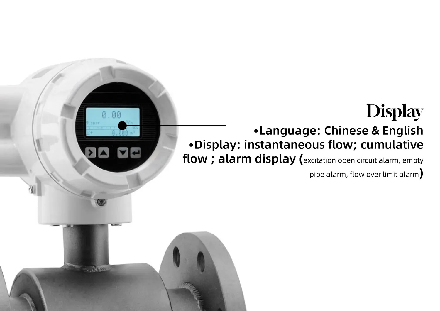 

Неопорратный тип трубопровода фланец/зажим магнитный расходомер электромагнитный расходомер передатчик