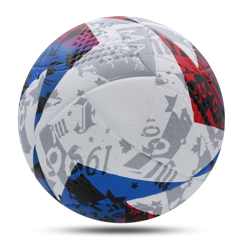 Palloni da calcio Formato professionale 5 PU Senza cuciture Resistente all'usura Allenamento Calcio Uomo Sport all'aria aperta Lega Pallone da calcio