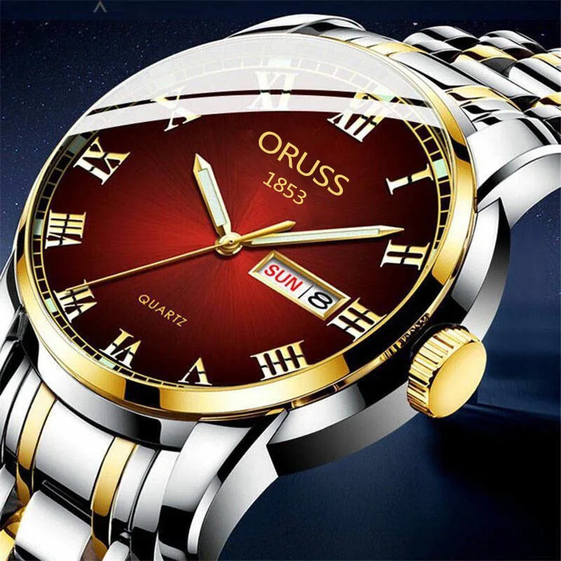 2024 New Swiss Brand Automatic Movement Men's Watch Calendar Waterproof Luminous Automatic Movement Tide Watch