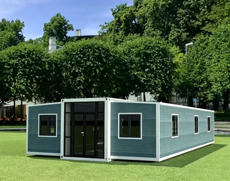 Customized Modular Container House Portable House House Prefab Foldable Weatherproof Home For Beach Temporary Living Villa