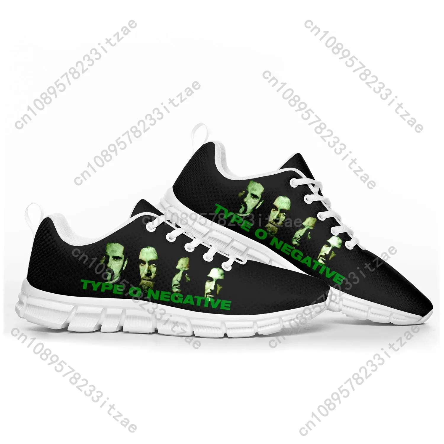 Type O Negative Metal Rock Band Sports Shoes Mens Womens Teenager Kids Children Sneakers Custom High Quality Couple Shoes White