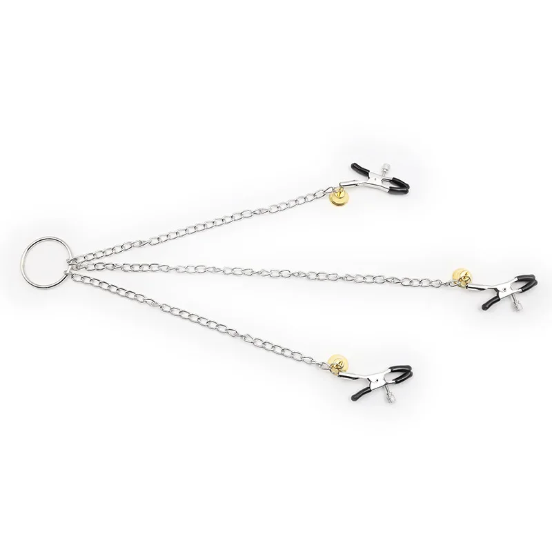 Vrouwen Tepelklem Speeltjes met Metalen Ketting voor Mannen Gay Bdsm Bondage Tepel Clip Flirt Exotische Fetish Accessoires Huwelijkscadeau