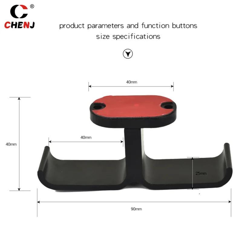 1 шт. вращающаяся подставка для наушников, держатель для наушников, многофункциональный крючок из алюминиевого сплава