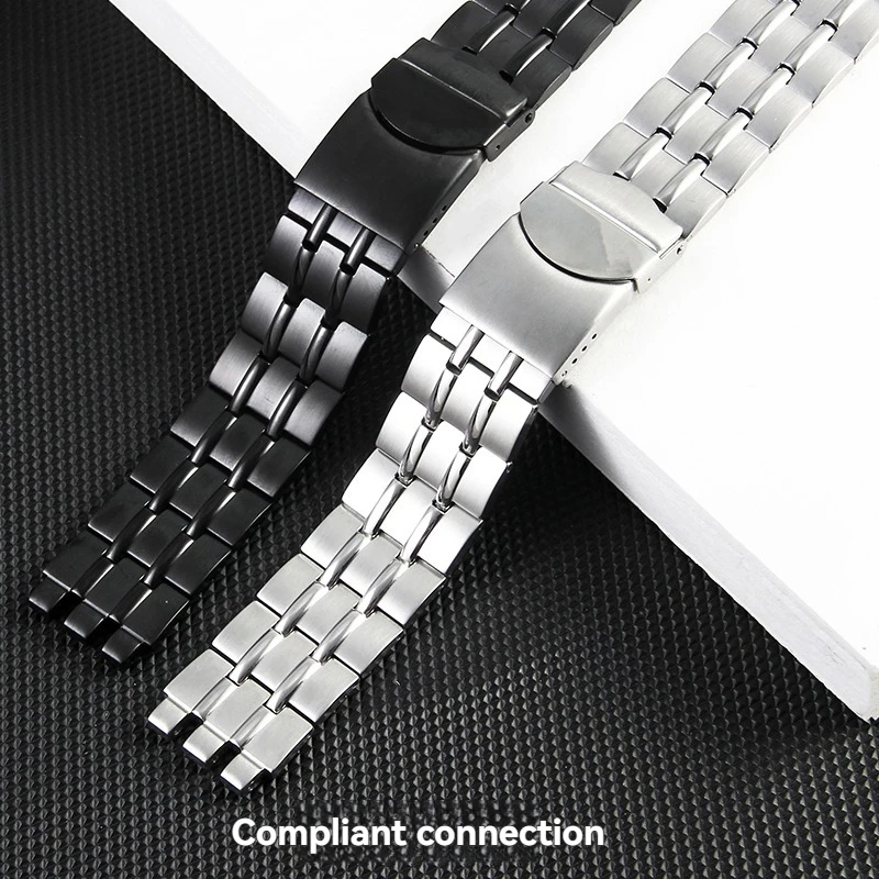 17mm 19mm 20mm 21mm pulseira de metal para swatch ycs yvs ycs pulseira ycs443g ygs749 471 495 masculino feminino pulseira de corrente de aço inoxidável