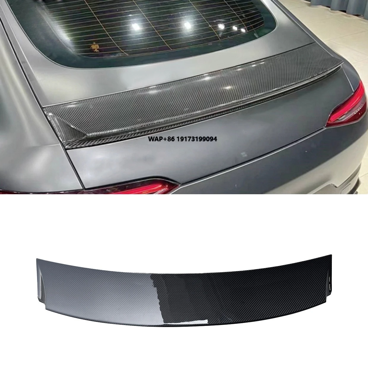 

Carbon Fiber Rear Spoiler Bumper Aerodynamic Kit for GT GT50 GT53 Lip Splitter Rear Body Parts