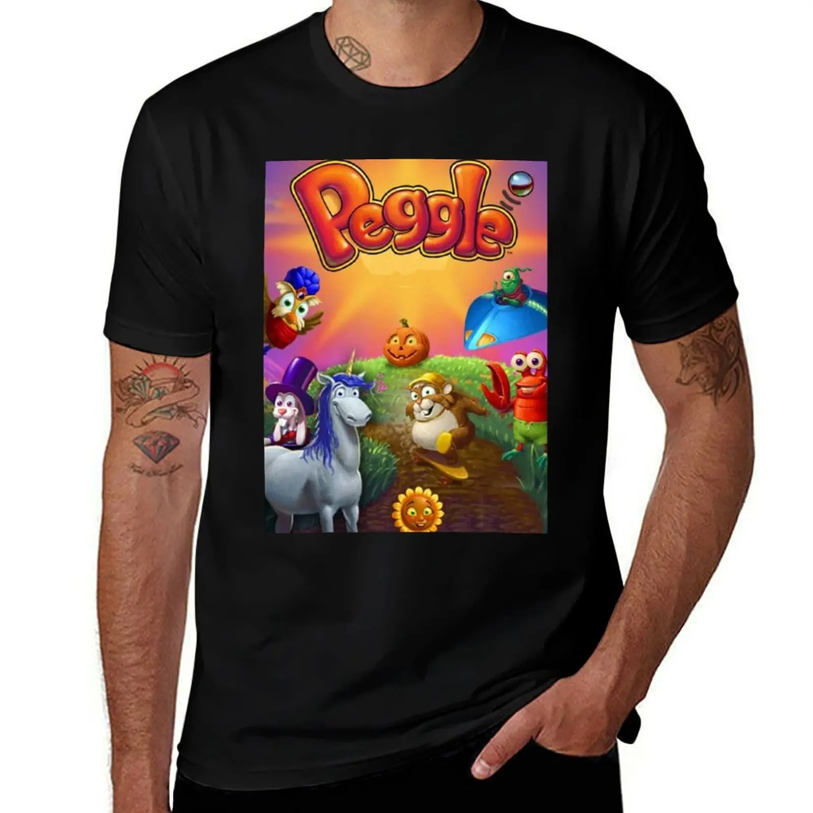 

Peggle T-Shirt man t shirts for men t shirts for man graphic tees t shirt man luxury T-shirt