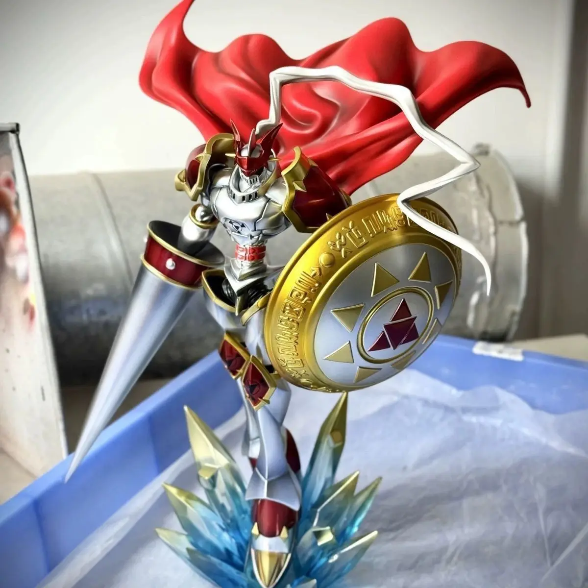 Digimon Tamers Gallantmon Dukemon Royal Knights Anime PVC Action Figure Model Toy 22cm Movable PVC Statue Toy Gift view 4