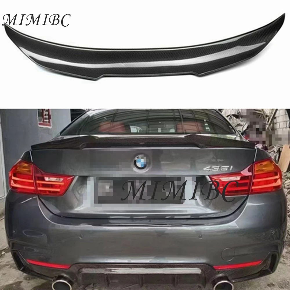 

FOR BMW 4 Series F32 Coupe 2Door PSM Style Carbon fiber Rear Spoiler Trunk wing 2013-2019 FRP Forged carbon