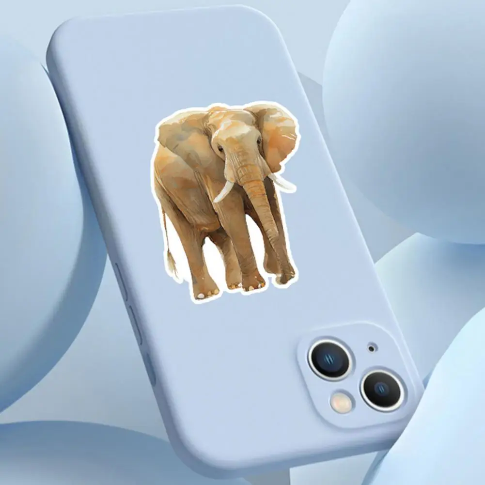 Juego de pegatinas de animales para pared, calcomanías reutilizables impermeables para botellas de agua, álbum de recortes para ordenador portátil, Ideal para niños, adolescentes y adultos