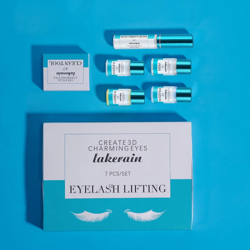 Lakerain maquiagem olho Kit Lift Brow Kit Laminação Sobrancelha Styling Perming Configuração Curling Brow Laminação Cílios Perm kit