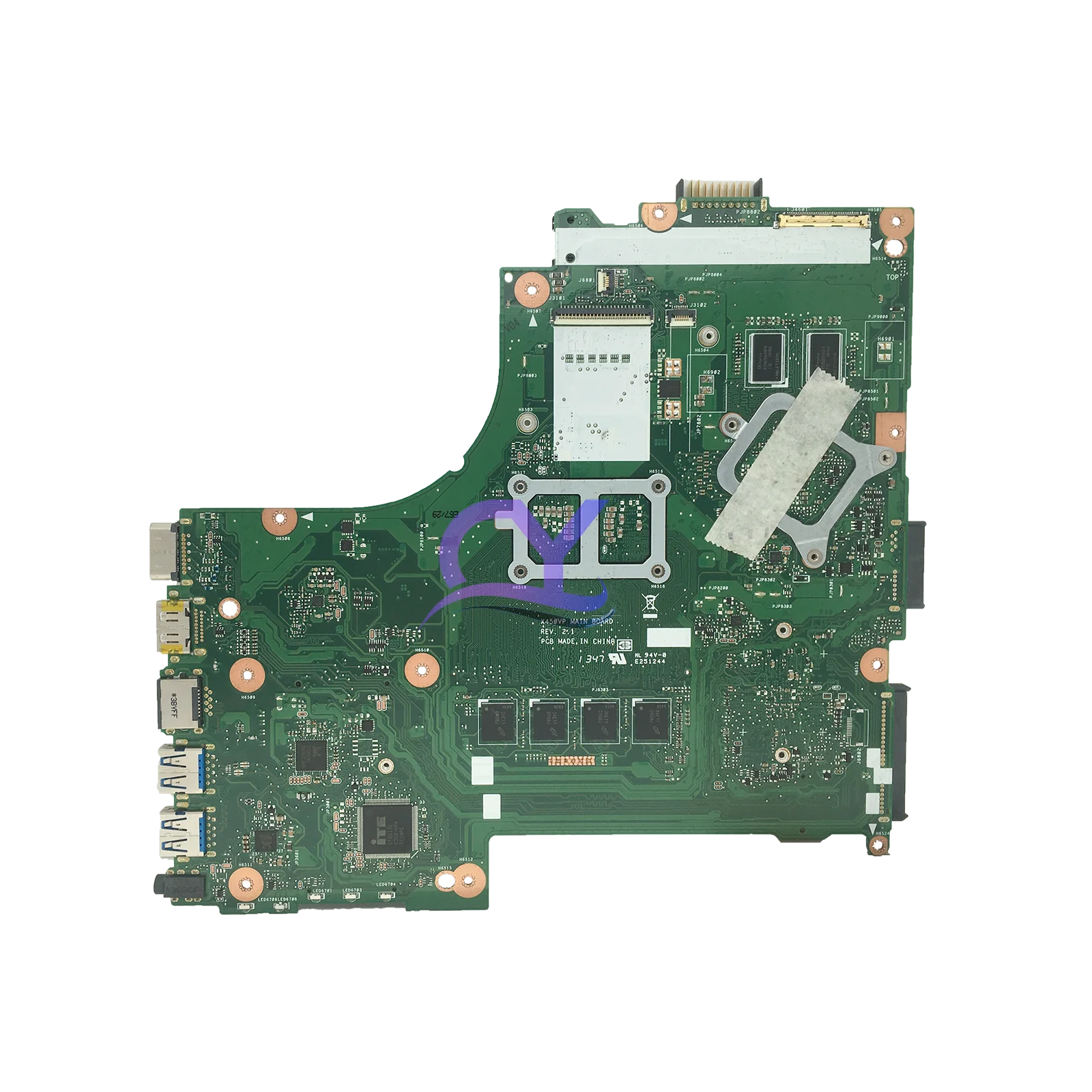 KEFU Mainboard For ASUS X450VP X450V X450CP D452VP VM400VP Laptop Motherboard 1007U/2117U i3 i5 i7 3th Gen 4GB/RAM V1G