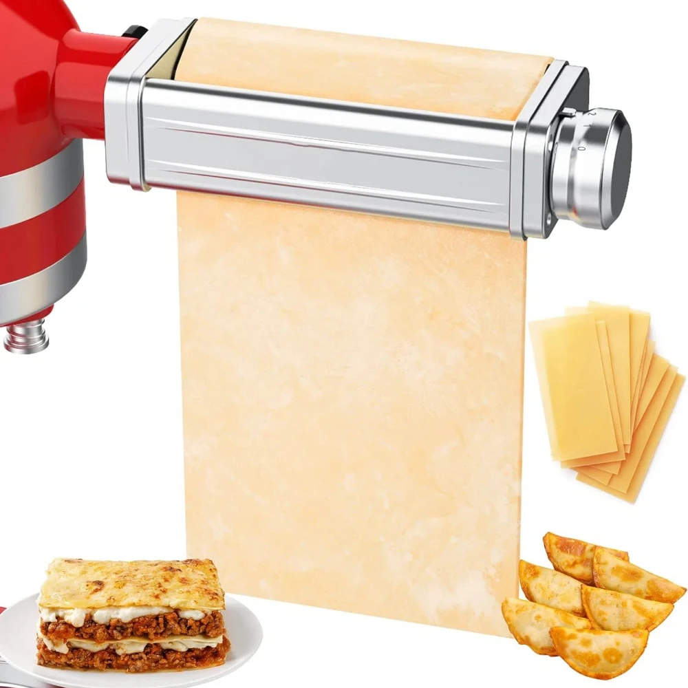 

Blenders, pasta accessories, pasta slicers, pasta rollers, and noodle making tools suitable for all KitchenAid chefs