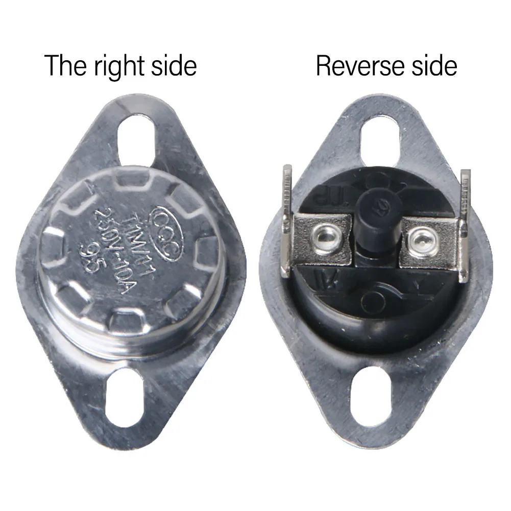 For DIY Installation 95 Degrees Control Switch High Temperature Applications Silver Electric Valve Regulator For Water Tube