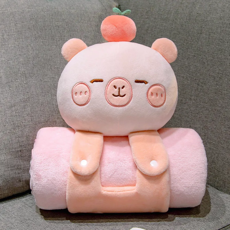 

Kawaii Animal Plush Blanket with Cute Cartoon Design,Soft Cozy Flannel Throws for Kids Adults,Home Decor Couch Bedroom Gift Idea