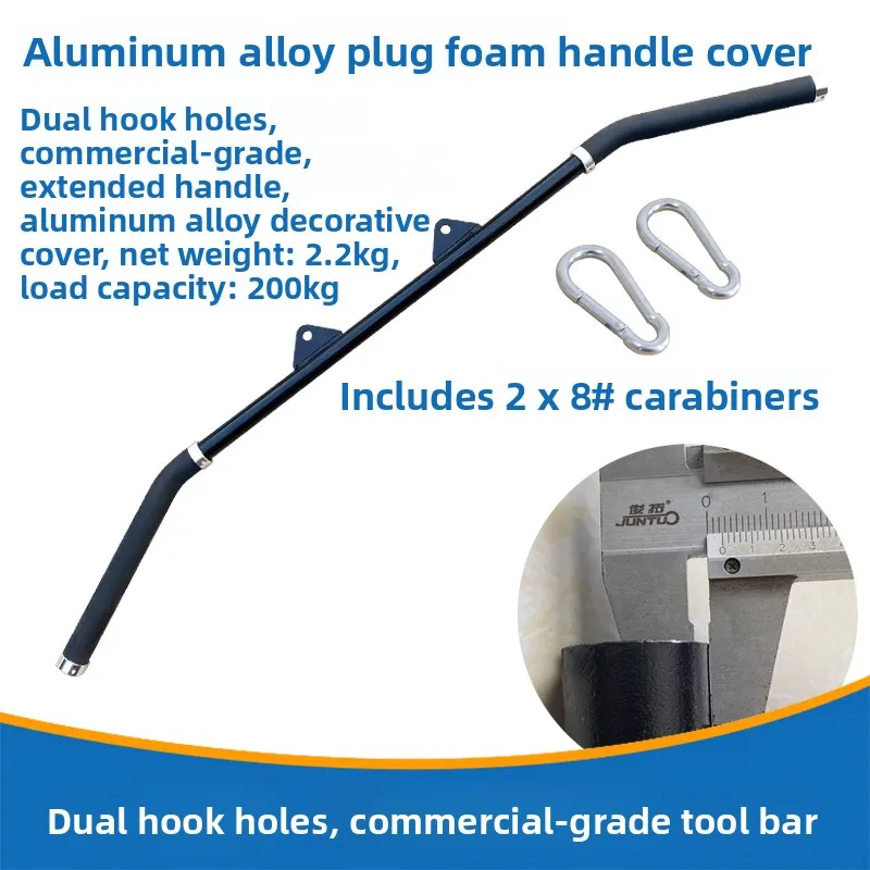 Barra de Dominadas de Alta Resistencia, Metálica, para Uso Comercial o Doméstico, Equipo de Fitn, Barra de Entrenento d...