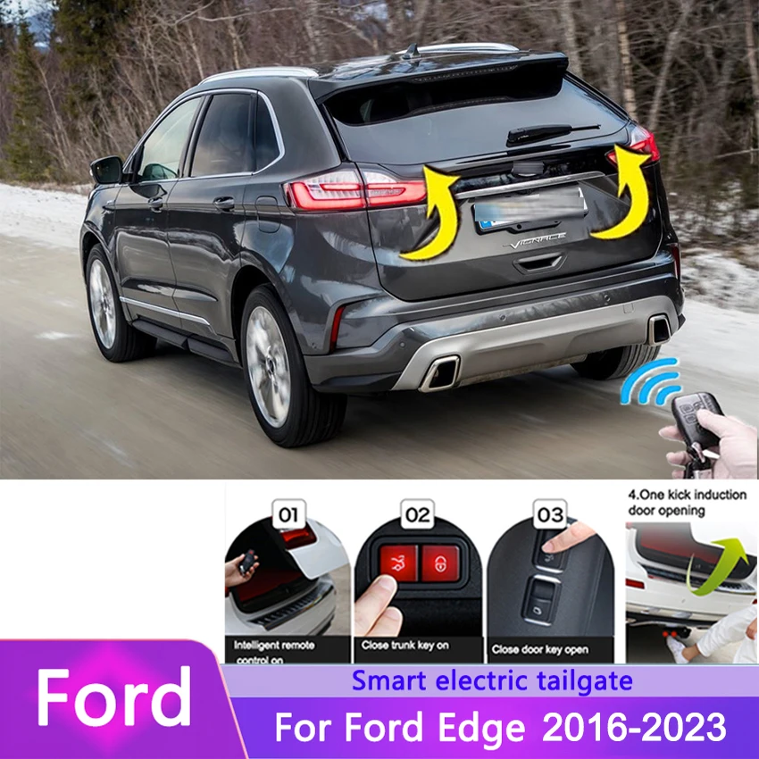 Car Power Trunk Lift Electric Hatch Tailgate Tail Gate For Ford Edge 2016-2023 Strut Auto Rear Door Actuator