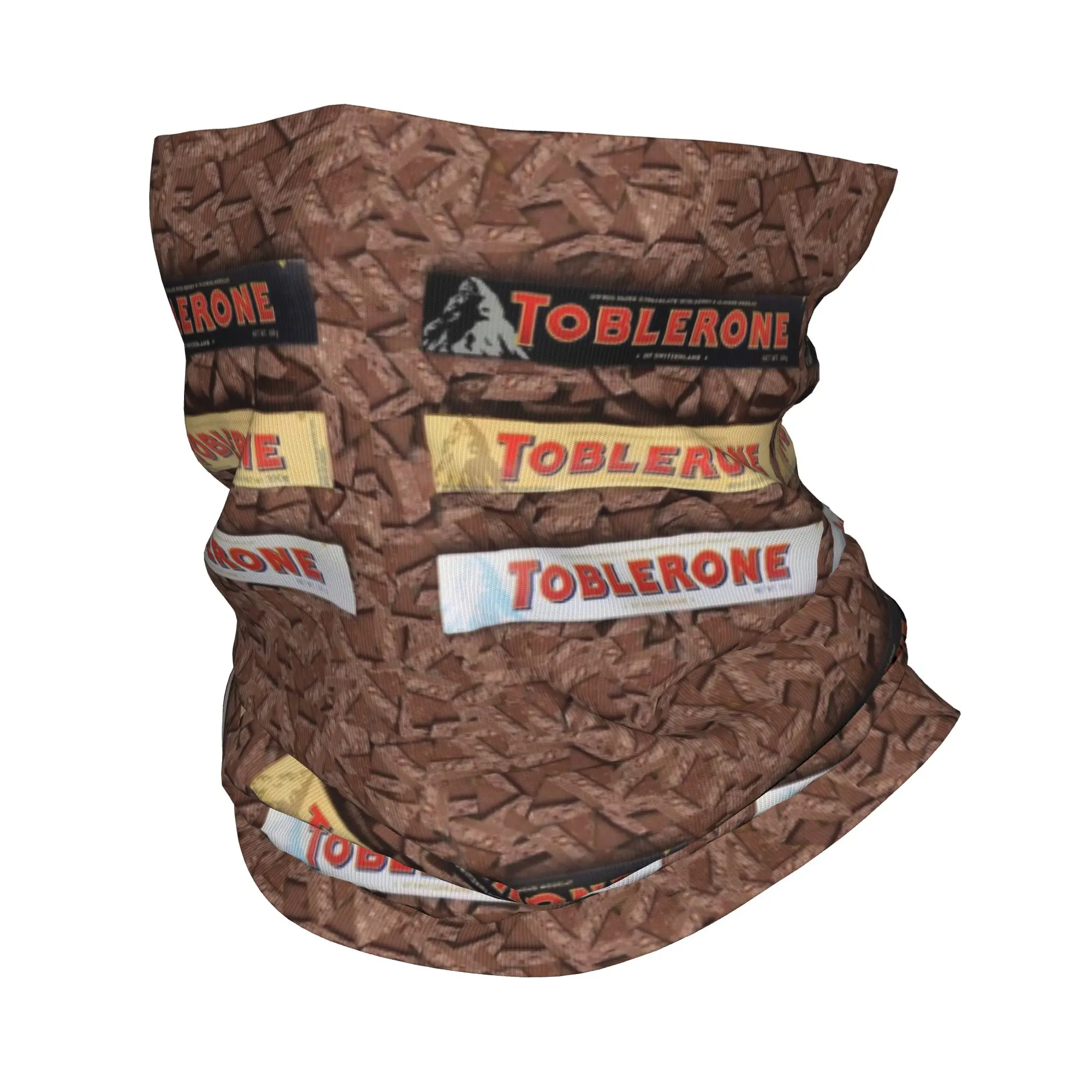 Chocolat Tobler Toblerone 1959 Tim Print Bandana, pañuelo para el cuello, pañuelo estampado, gorro cálido para senderismo, pesca, para hombres, mujeres y adultos