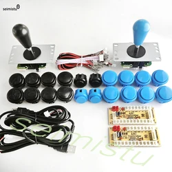 Copy SANWA kit Game Machine Arcade Console DIY Kit Push Buttons For PC Raspberry Pi Zero Delay USB Board Controller