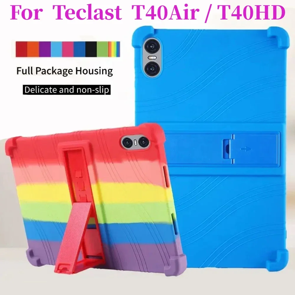 Kids for Teclast T40 Air 10.4 Inch 2023 Tablet Case, Shockproof Cover for Teclast T40HD Soft Silicon Tablet Case Coque Capa