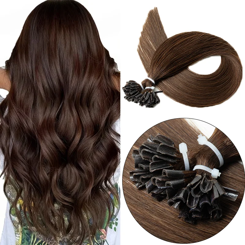 U-Tip Real Human Hair Keratin Capsules Natural Hair Enhancement Sleek Extension Strands Secure Attachment Capsule
