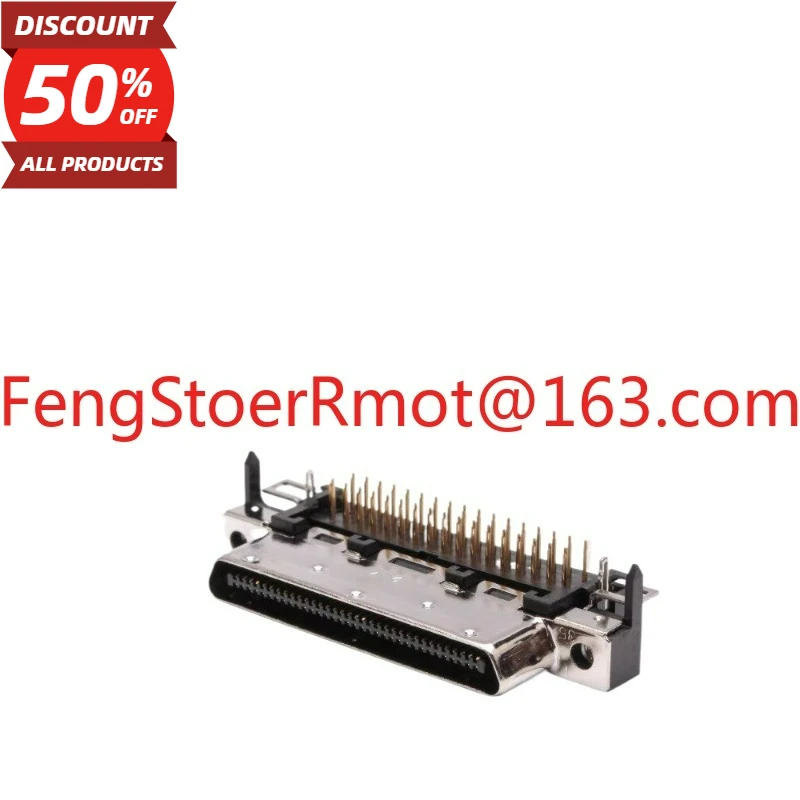 

68P PCB male connector DIP connector, plug-in board 90 degrees, corner