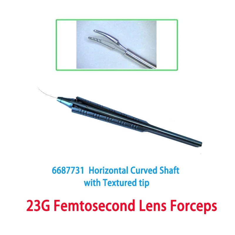 Femtosecond Lens Forceps 23G retinal Forcep LASIK SMILE Refractive Surgery Ophthalmology