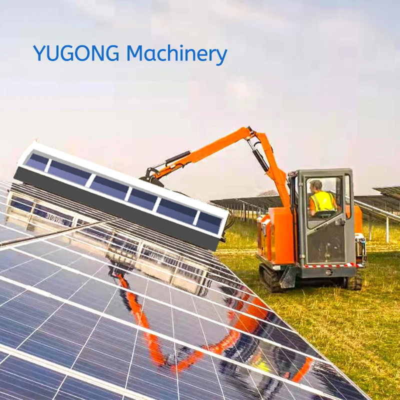 High Efficiency Automatic Solar Panel Cleaning Machine Dry Cleaning Equipment for Solar Panels