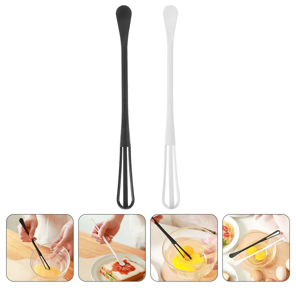 

6 Pcs Mini Egg Stirring Whisk Kitchen Gadget Hand Manual Dough Small Plastic Whisks For Cooking Pp