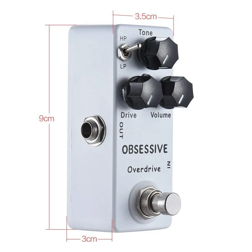 Imagem -04 - Mosky Obsessivo Acionamento Compulsivo Ocd Overdrive Pedal de Efeito Guitarra & True Bypass