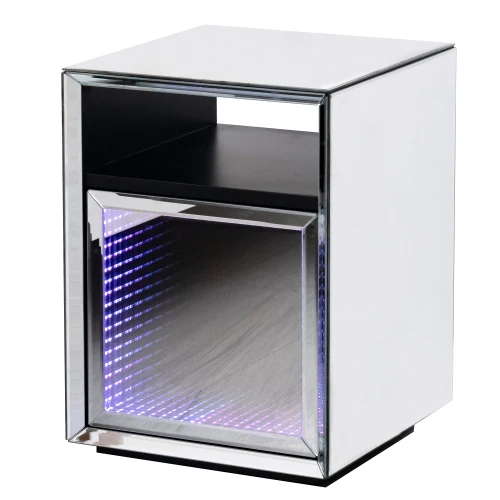 

Bestselling Mirror Nightstand Built-in 142 Dynamic Effects And 18 Music Effects With LED Lighting For Bedroom